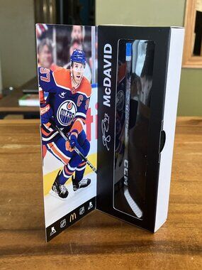 McDonald's NHL Star Collectable Mini Sticks 2026 Canada Exclusive - McDavid